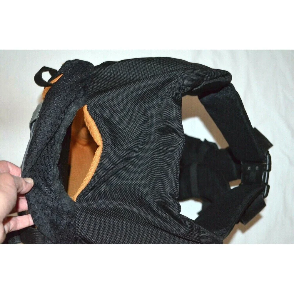 Jansport  Couloir Sturdy Nylon Backpack Gold Black Lots Storage Hiking Camping